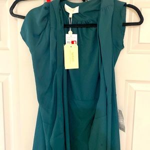 Wayf maxi wrap dress forest green size small or size 4